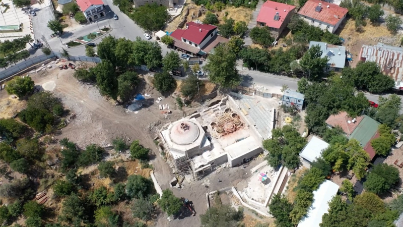 Hoca Hasan Hamamı’ndaki Restorasyon Çalışmaları Tamamlanmak Üzere