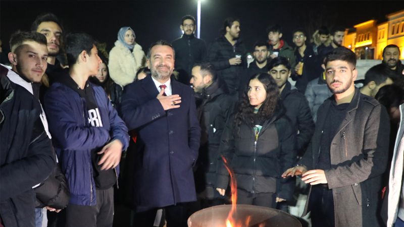 Başkan Şerifoğulları Elazığ Belediyesi Gençlik Meclisi’nin Kış Kampı Etkinliğine Katıldı