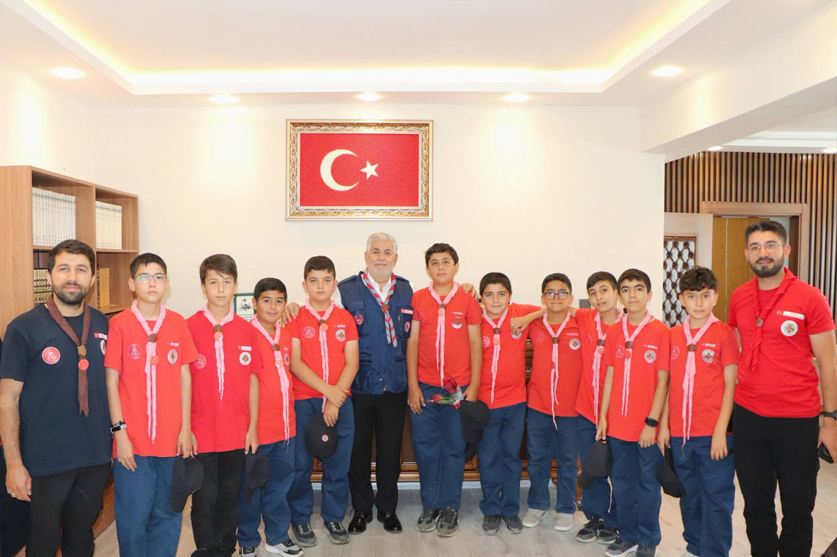 Elazığ Diyanet İzcilik Kulübü İzcilerinden Müftü Bingöl’e Ziyaret